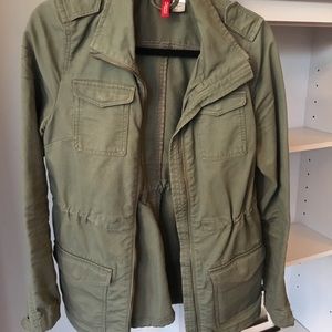 Army Green Military Style Jacket